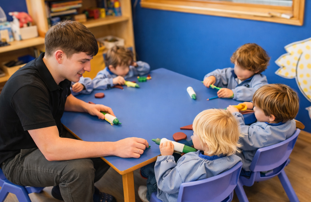 Alumno de educación infantil