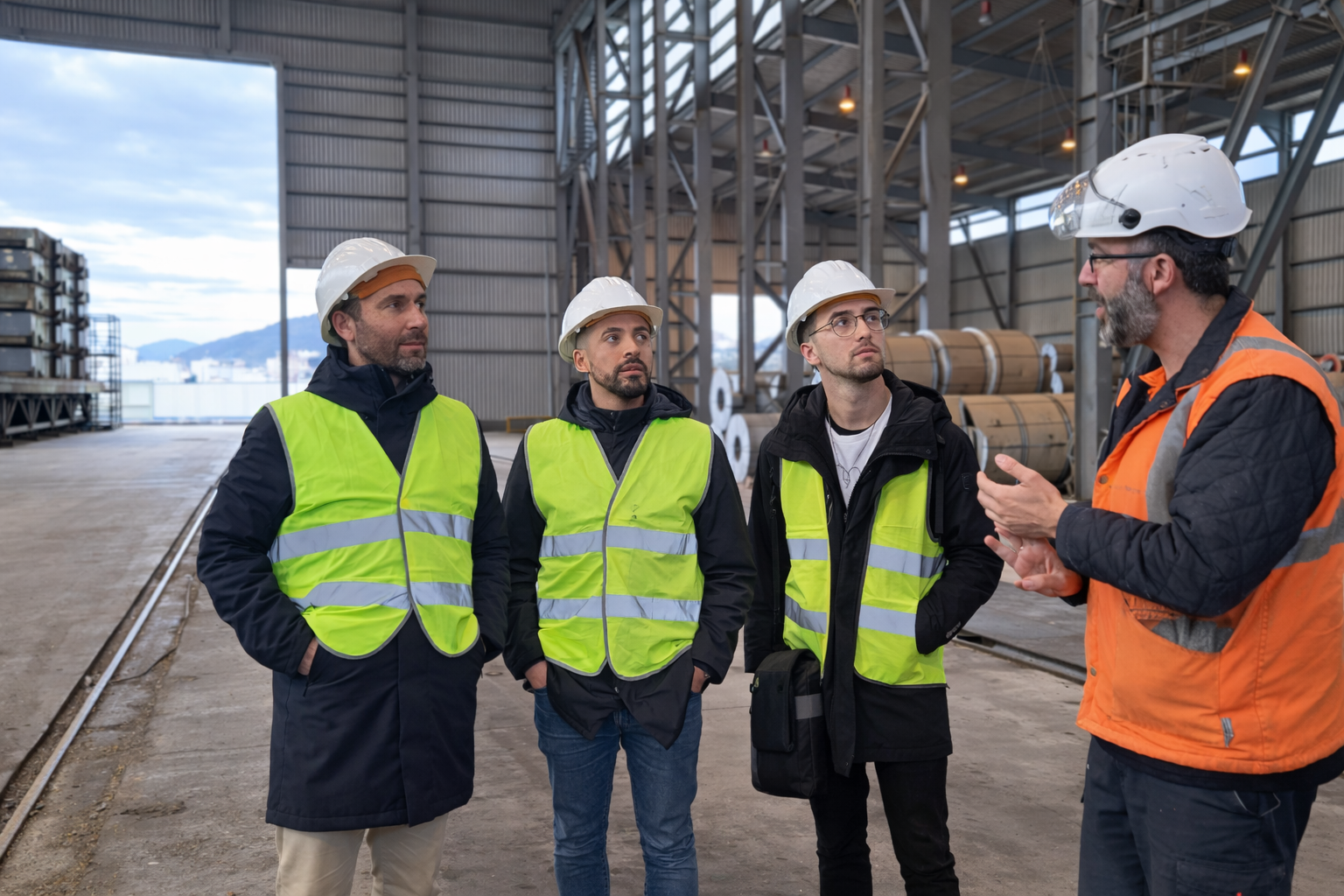 Alumnos de transporte y logística