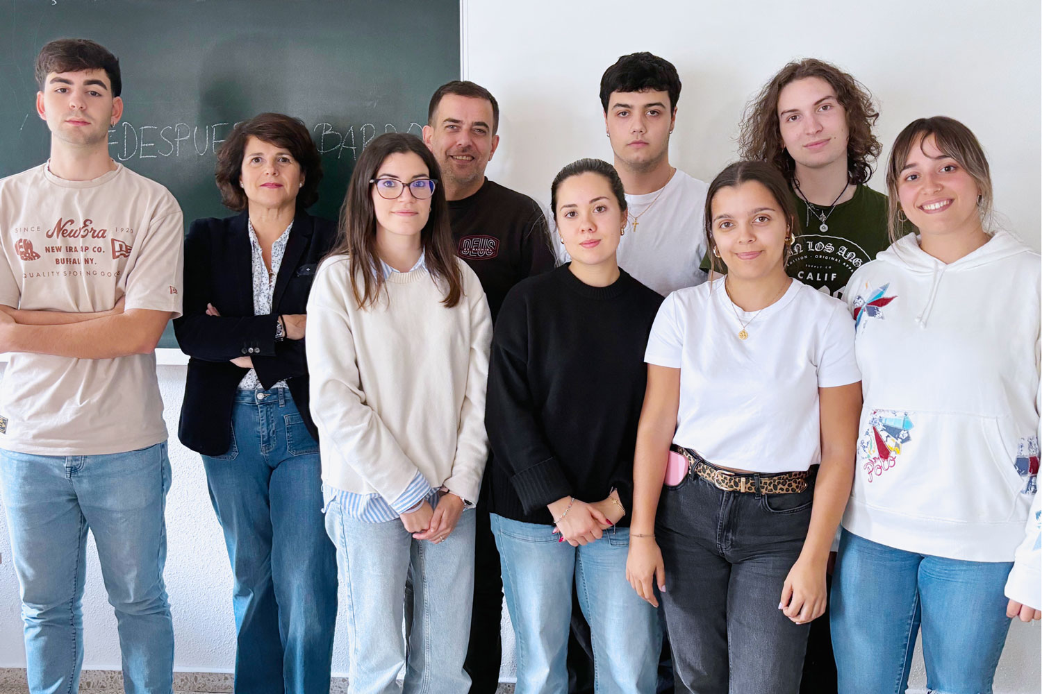 alumnos en clase